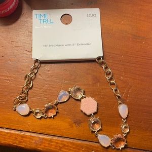 Pink and Gold Necklace